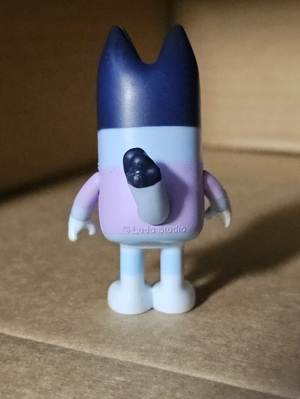 Bluey Purple Shirt Figurine From Bluey